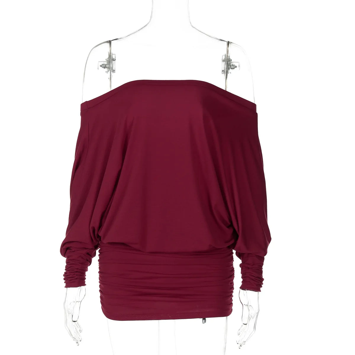 Selene Ruched Mesh Maxi Dress product view 11