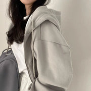 Nola Cropped Zip Hoodie product view 2