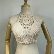 Maeve Sheer Lace Crop Top — alternate view 4