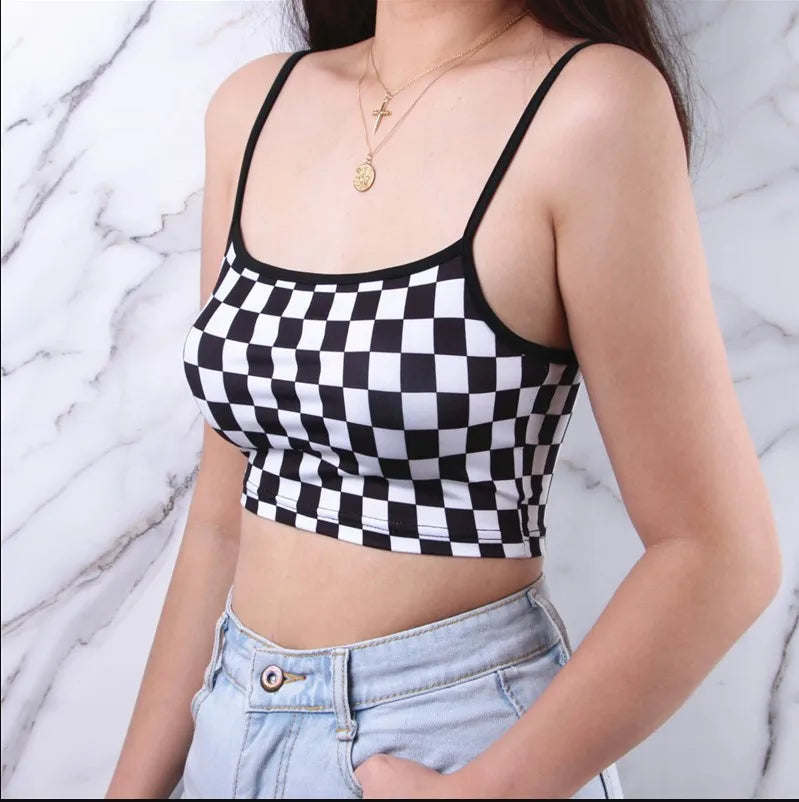 Imogen Checked Halter Top product view 5