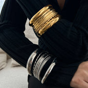 Maren Textured Bangle Set product view 1