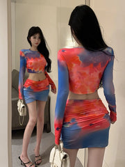 Zora Tie-Dye Skirt Co-Ord product view 4