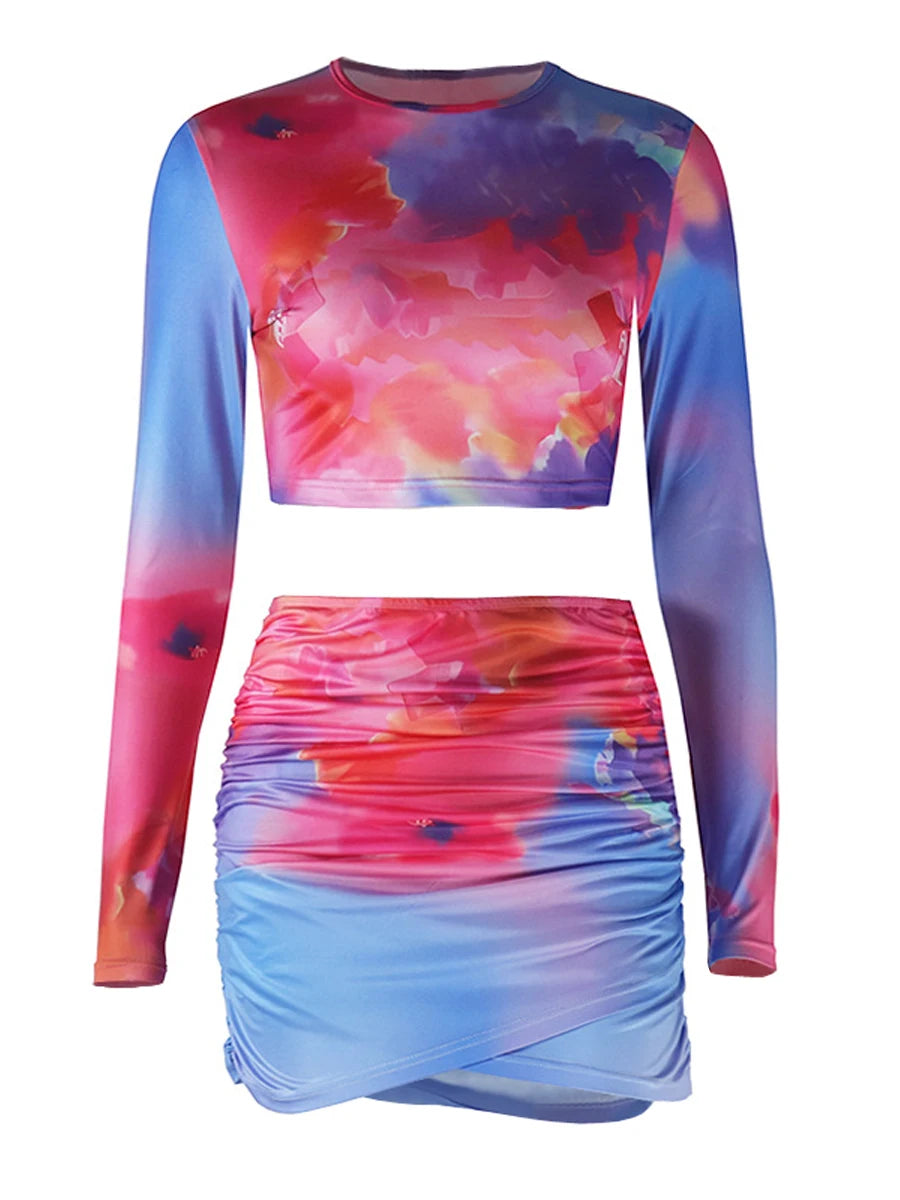 Zora Tie-Dye Skirt Co-Ord product view 5