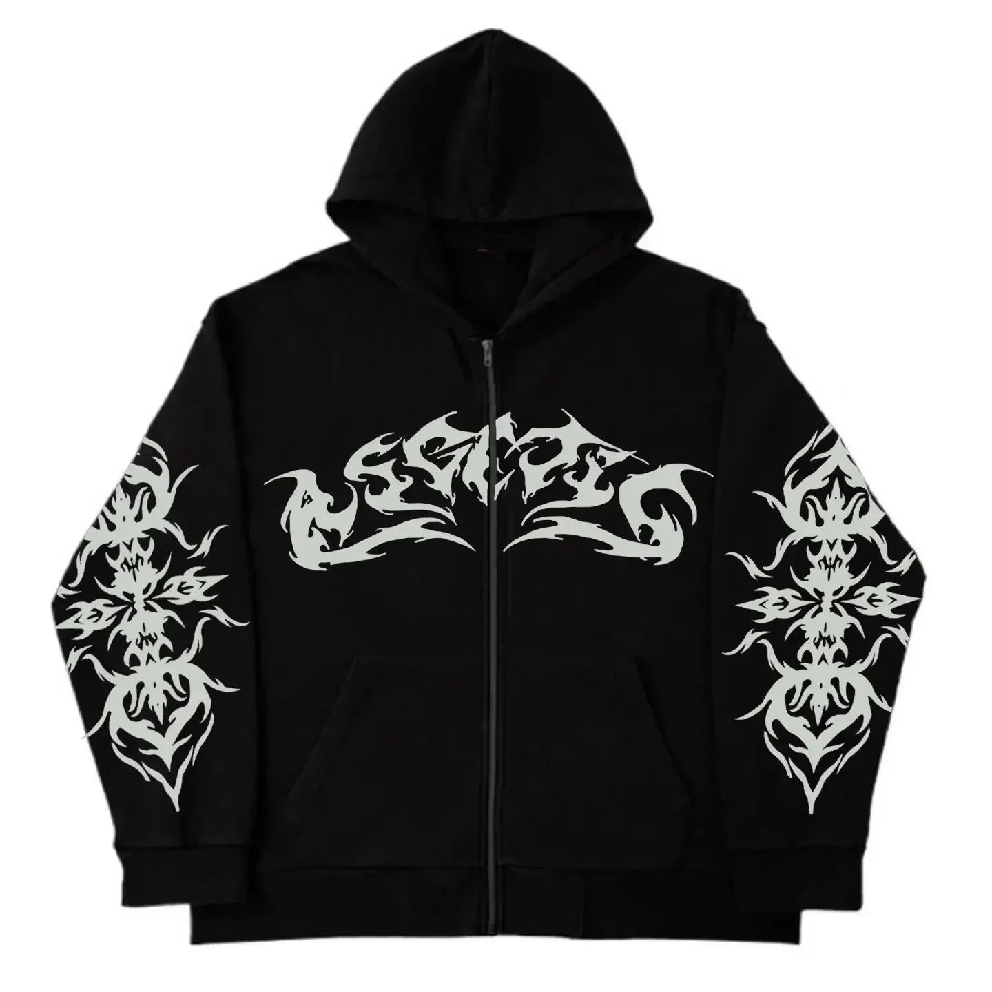 Kiki Printed Zip Hoodie product view 13