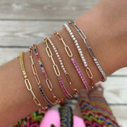Celeste Crystal Tennis Bracelet product view 2