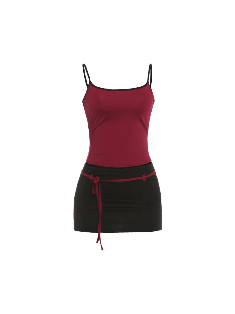 Dalia Fringe Mini Skirt Co-Ord product view 23