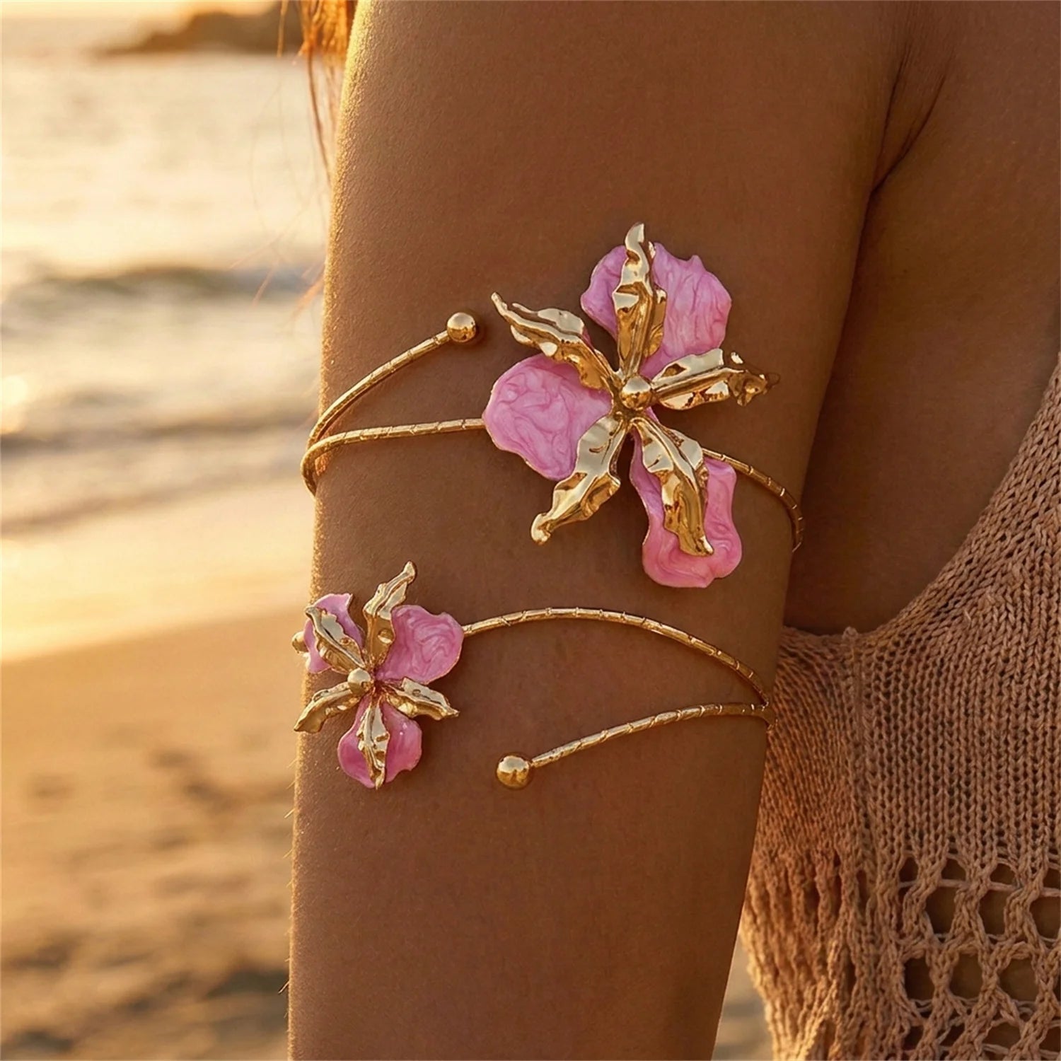 Rosalie Floral Arm Cuff product view 7