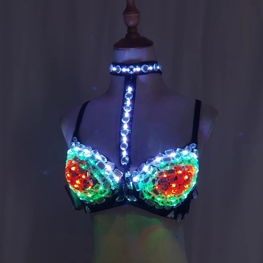 Electra LED Crystal Bralette — alternate view 6