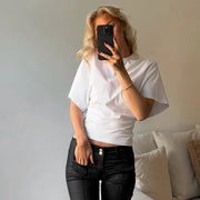 Sabine Corset Crop Tee — alternate view 4