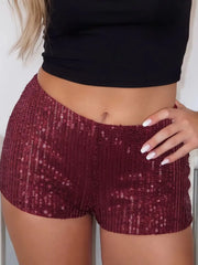 Cleo Sequin Micro Shorts — alternate view 4