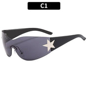 Nyx Rimless Wrap Sunglasses product view 18