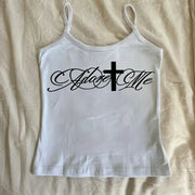 Sable Cross Graphic Cami Top product view 4