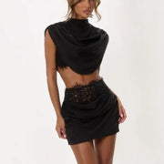 Allegra Lace Ruched Mini Co-Ord product view 20