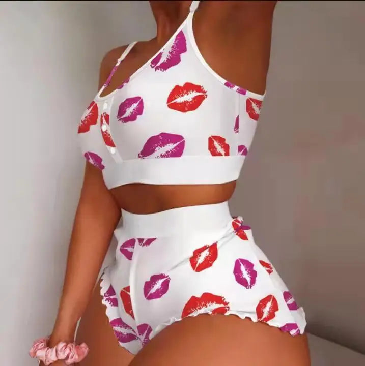 Cassia Printed Cami Lounge Set product view 2